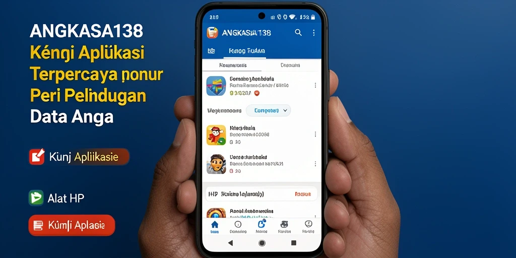 Antarmuka pengguna ANGKASA138 yang mudah dan intuitif untuk Kunci Aplikasi.