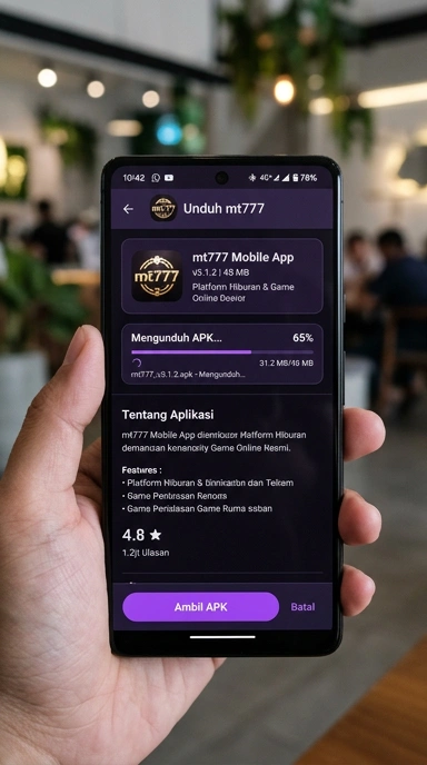 Tampilan halaman APK mt777