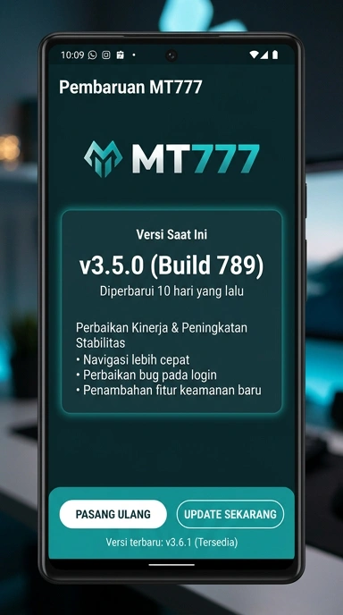 Tampilan riwayat versi mt777
